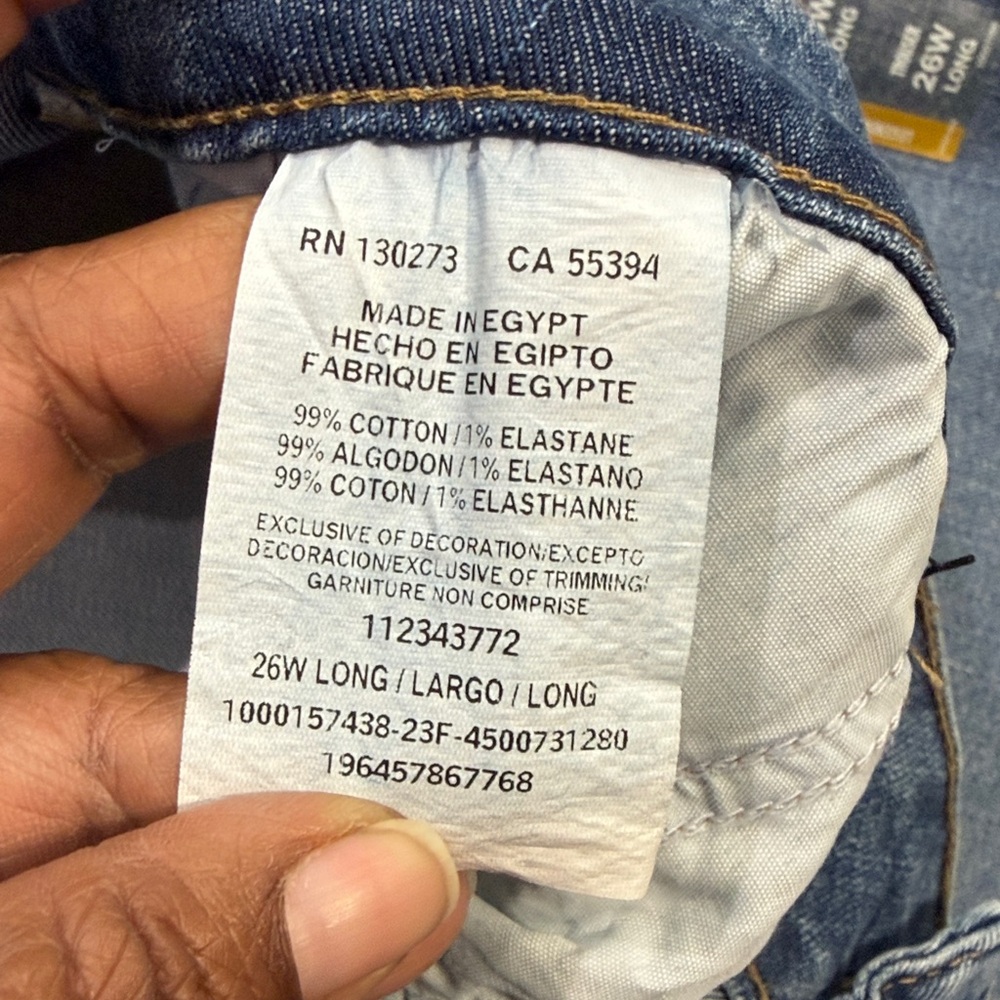 Lee Women's light wash wide leg trouser Jeans sz 28 long - Picture 5 of 11